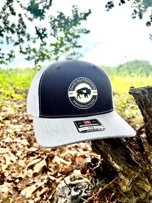 Black/White/Grey - Richardson 112 (Snap Back)