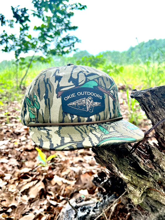 Green Leaf - Rope Band Hats (Snap Back)